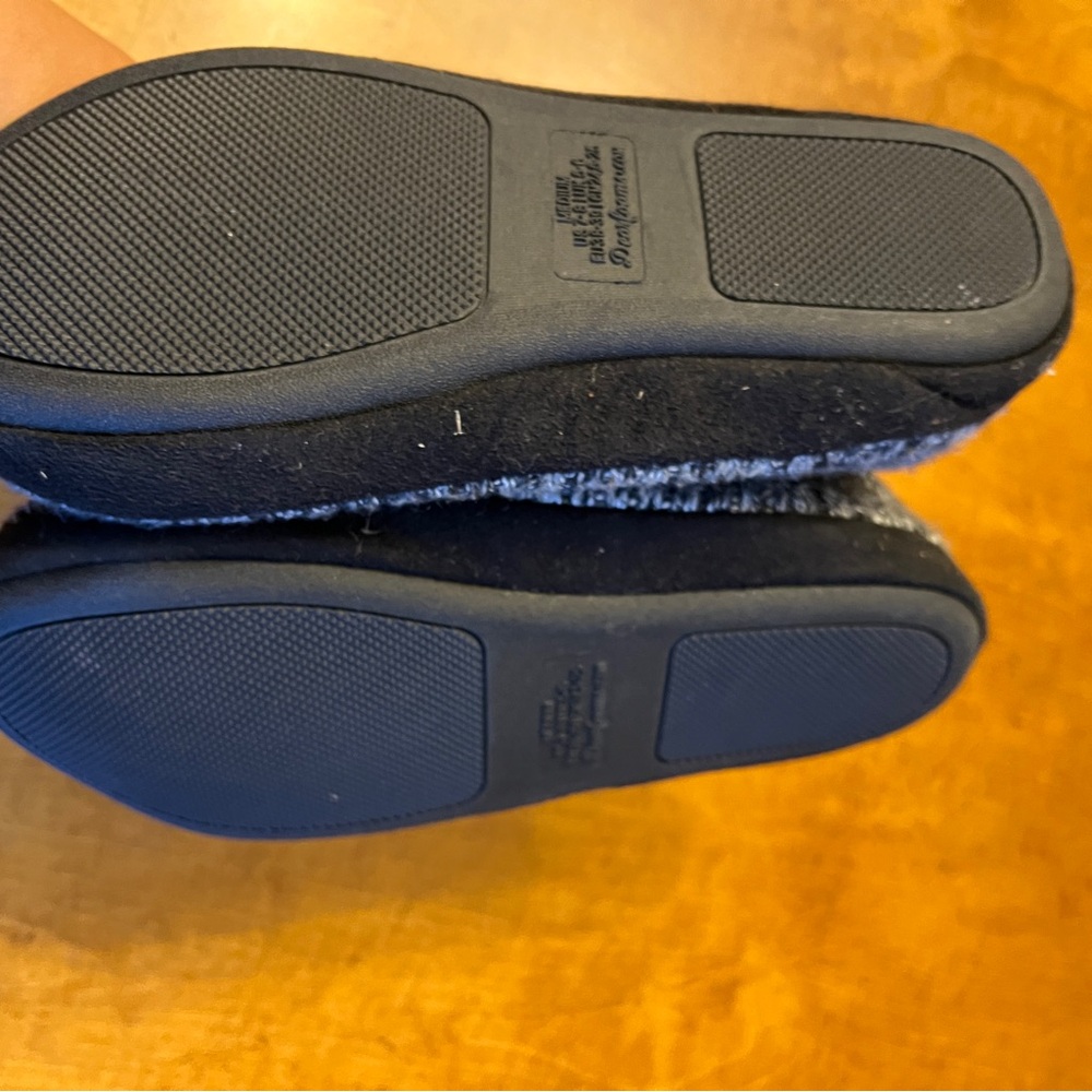 rn21810 new dearfoam slipper 7/8 df no sweat adapt memory foam medium night - Picture 6 of 10